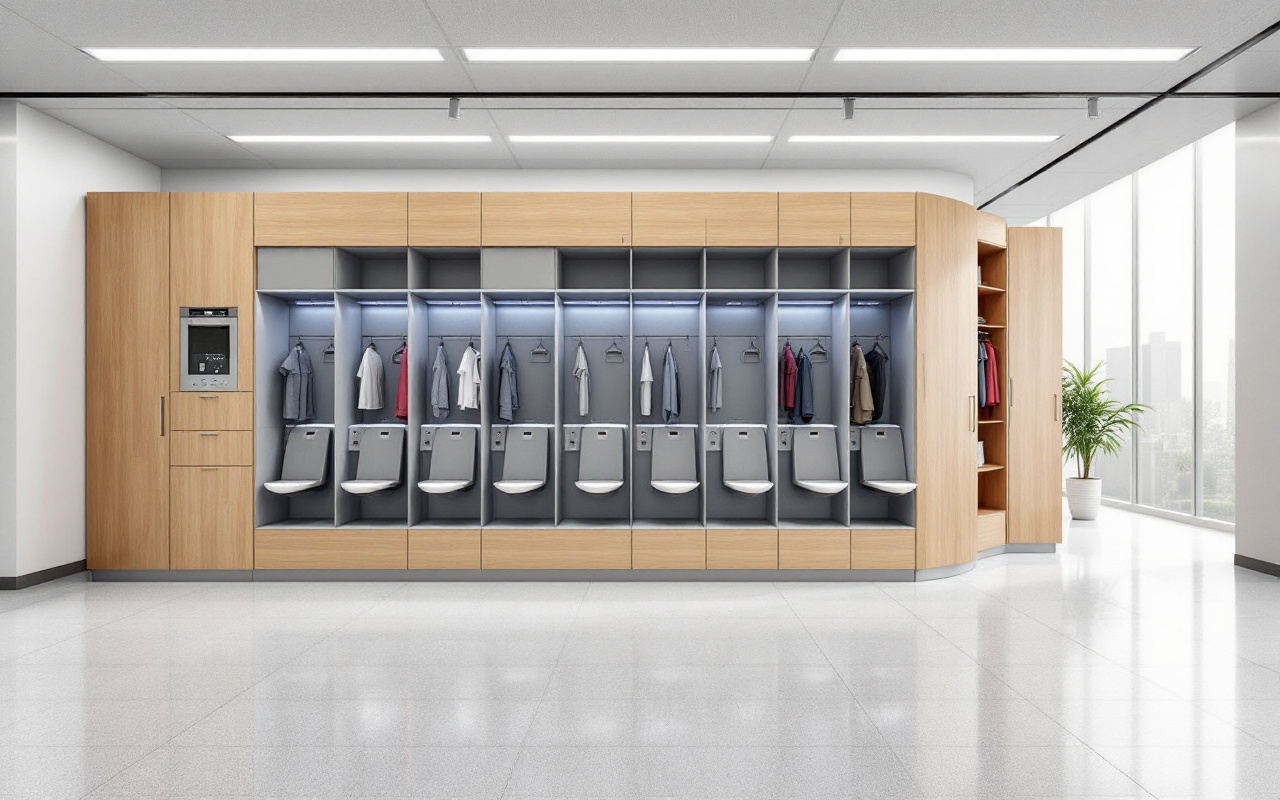 Aménagement de vestiaires modulaires en Martinique